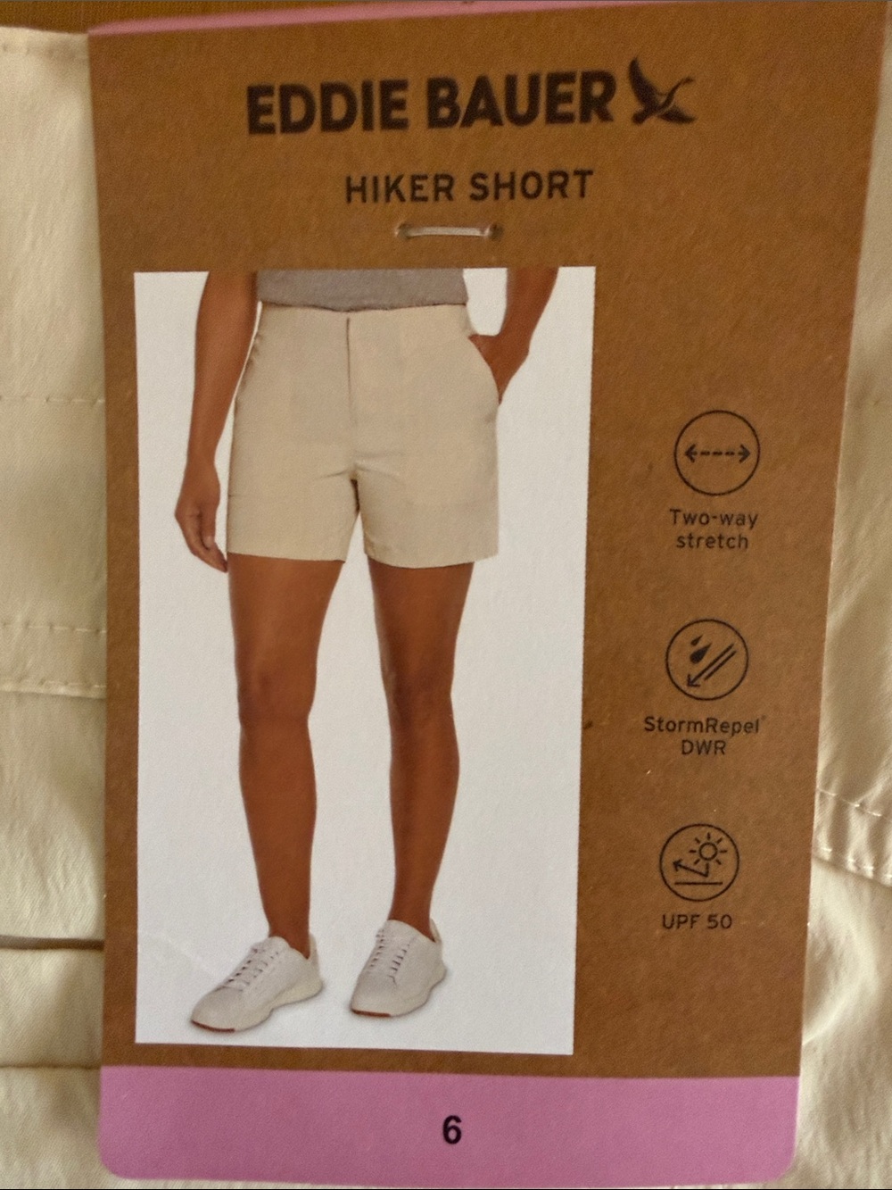 Eddie Bauer Women's Hiker Shorts in Light beige